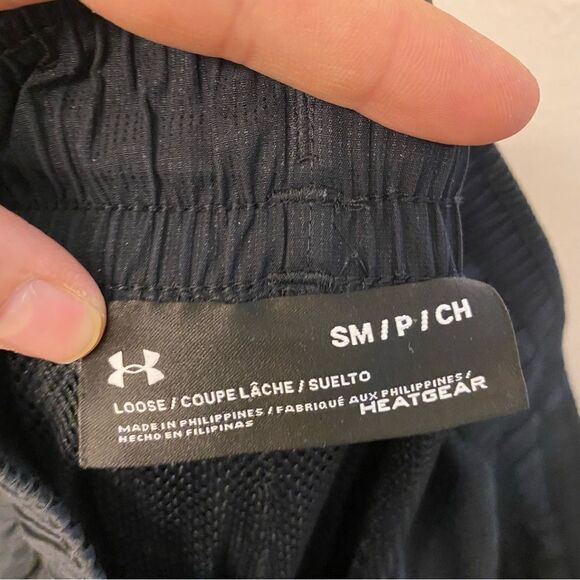 Under Armour Men's UA Vital Woven loose Warm Up Bottom zipper Pants black-S - Picture 8 of 11